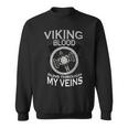 Viking Hammer Viking Blood Runs Through My Veins Sweatshirt
