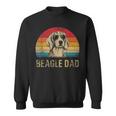 Vintage Beagle Dad Funny Beagle Dog Dad Father Gifts Sweatshirt