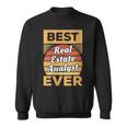 Vintage Best Real Estate Analyst Ever Sweatshirt