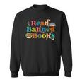 Vintage Censorship Book Reading Nerd I Read Banned Books Reading Funny Designs Funny Gifts Sweatshirt