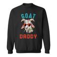 Vintage Goat Funny Daddy Cute Goat Sunglasses Farmer Family Sweatshirt