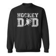Vintage Ice Hockey Dad Player Daddy Fathers Day Cool Gift Sweatshirt