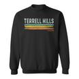 Vintage Stripes Terrell Hills Tx Sweatshirt