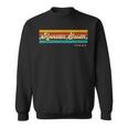 Vintage Sunset Stripes Annetta South Texas Sweatshirt