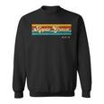 Vintage Sunset Stripes Apple Grove Ohio Sweatshirt