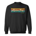Vintage Sunset Stripes Archer City Texas Sweatshirt