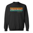 Vintage Sunset Stripes Augusta Springs Virginia Sweatshirt