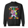 Watch Out 1St Grade Here I Come Unicorn Back To School Girls Sweatshirt