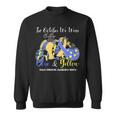 We Wear Yellow And Blue Pumpkins For Down Syndrome Awareness Sweatshirt