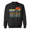 What A Save Vintage Retro Rocket Soccer Car League Funny Soccer Funny Gifts Sweatshirt