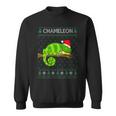 Xmas Chameleon Ugly Christmas Sweater Party Sweatshirt