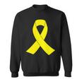 Yellow Ribbon Sarcoma Bone Cancer Awareness Sweatshirt
