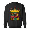 Young King Crown African American Kids Boys 1865 Junenth Sweatshirt