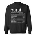 Yusuf Nutrition Funny Birthday Personalized Name Gift Idea Sweatshirt