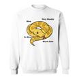 Adorable Ball Python Snake Anatomy Sweatshirt