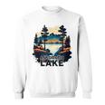 Arkabutla Lake Retro Minimalist Lake Arkabutla Sweatshirt