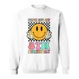 Bruh It's My 8Th Birthday Hippie Smile Face 8 Years Old Sweatshirt