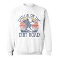 Chillin On The Dirt Road Cowboy Hat Country Music Sweatshirt