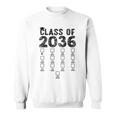 Class Of 2036 Grow With Me With Space For Checkmarks Sweatshirt