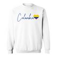 Colombia Heart Pride Colombian Flag Sweatshirt