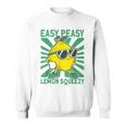 Easy Peasy Lemon Squeezy Lemonade Stand Crew Sweatshirt