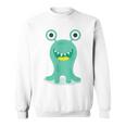 Funny Green Scary Monster Sweatshirt