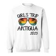 Girls Trip Antigua 2023 Sunglasses Summer Vacation Girls Trip Funny Designs Funny Gifts Sweatshirt