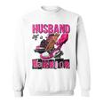 Husband Of A Warrior Pink Breast Cancer Awareness Support Sweatshirt