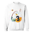 Kids 3Rd Birthday Fishing Theme For Boys And Girls O-Fishally 3 Sweatshirt