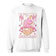 Kids Birthday Girl 5 Years Ice Cream Its My 5Th Birthday Sweatshirt