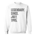 Legendary Since July 1995 27 Year Old 27Th Birthday Gifts Sweatshirt