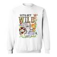 Lets Get Wild Zoo Animals Safari Party A Day At The Zoo Sweatshirt