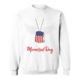 Memorial Day Proud Remembrance Day Dog Tags Chain Servicemen Sweatshirt