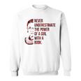 Never Underestimate The Power Of A Girl With A Book Rbg Gift For Mens Sweatshirt