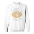 Purple And Gold Football Game Day Home Team Group Sweatshirt