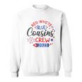Retro Red White Blue Cousins Crew 2023 4Th Of July Kids Sweatshirt