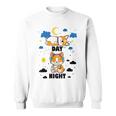 Sleep All Day Play Games All Night Dog Night Corgi Pc Gamer Sweatshirt