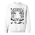 Tiger Tigress Face Fierce And Wild Beautiful Big CatSweatshirt