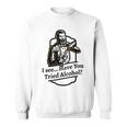 Try Drinking Meme Alcohol Therapy Cocktail Shaker Sweatshirt