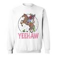 Vintage Yeehaw Howdy Rodeo Western Country Southern Cowgirl Sweatshirt