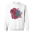 Walk By Faith Not By Sight Cowgirl Boots With Hat Pink Faith Funny Gifts Sweatshirt