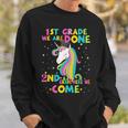 1St Grade Graduation Magical Unicorn 2Nd Grade Here We Come Sweatshirt Gifts for Him