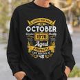 45 Years Old Legends Born In October 1978 45Th Birthday Sweatshirt Gifts for Him