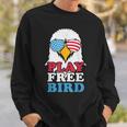 4Th Of July American Flag Bald Eagle Mullet Play Free Bird Sweatshirt Gifts for Him