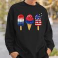 4Th Of July Popsicle American Flag Patriotic Summer Boy Girl Sweatshirt Gifts for Him