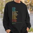 55 Burgers 55 Fries Retro Vintage Gift Burgers Funny Gifts Sweatshirt Gifts for Him