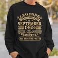 55Th Birthday Decoration Legends Born In September 1968 Sweatshirt Gifts for Him