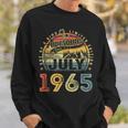 58 Years Old Birthday Awesome Since July 1965 58Th Birthday Sweatshirt Gifts for Him