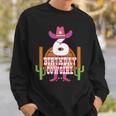 6Th Birthday Cowgirl 6 Years Old Girl Rodeo Lover Party Sweatshirt Gifts for Him