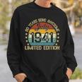 80 Year Old Vintage July 1941 Limited Edition 80Th Birthday 80Th Birthday Funny Gifts Sweatshirt Gifts for Him